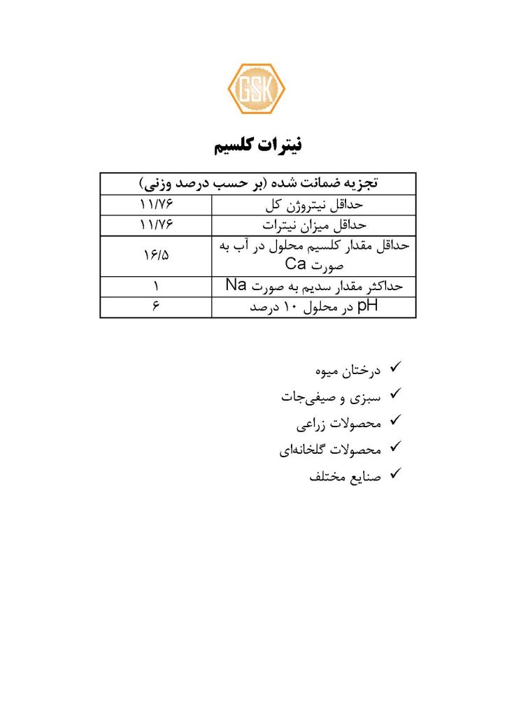 نیترات کلسیم